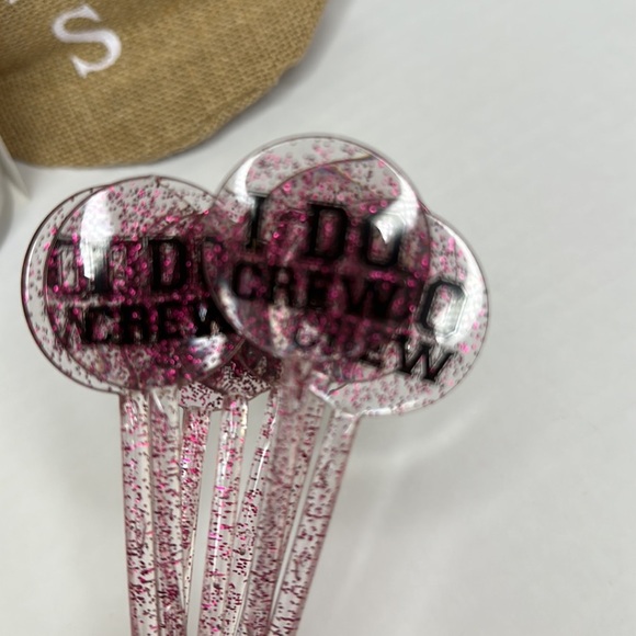 BRIDE BUNDLE Wedding planner, Mr Mrs Burlap Wine Bag Bachelorette Cups Stirrers - Picture 3 of 16